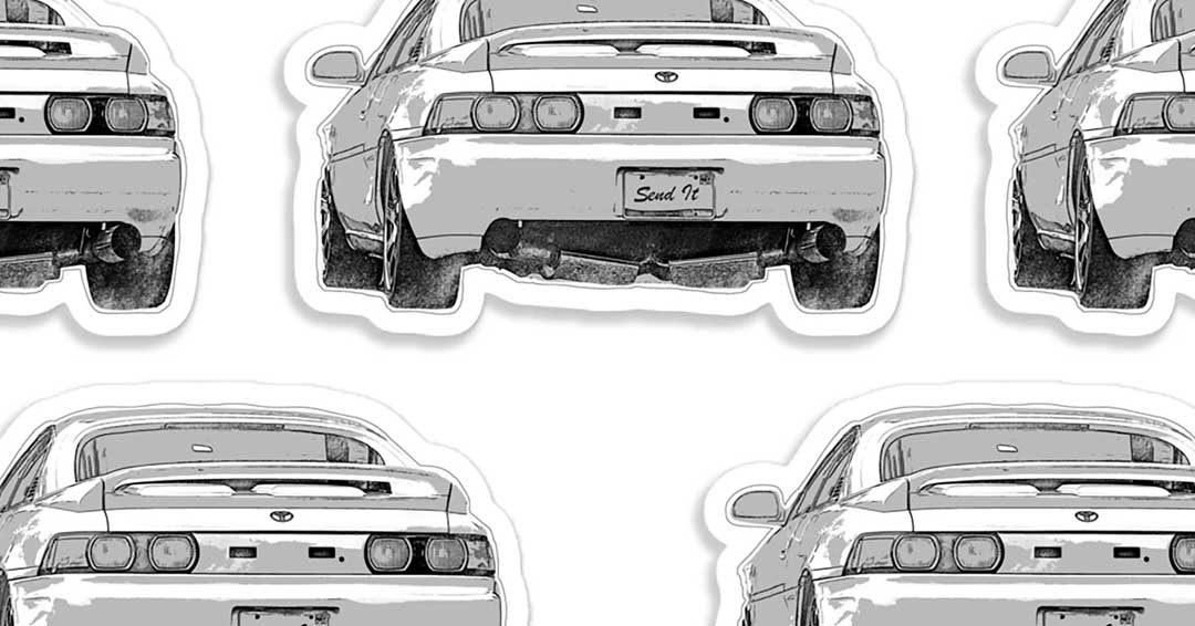 Toyota JDM Slap Sticker